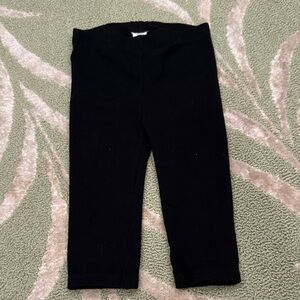 Black Leggings Infant 6-9 mos